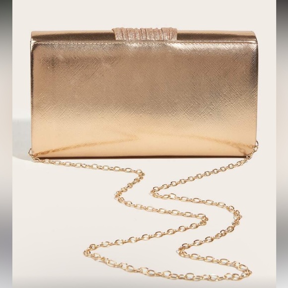 Elegant Gold Clutch Bag